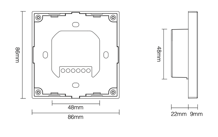 Dimensions T1-W